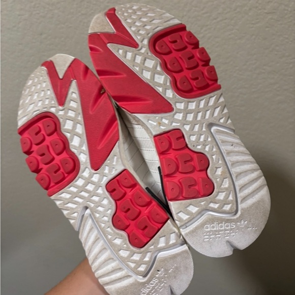 Adidas white soler red nite jogger - Picture 6 of 9